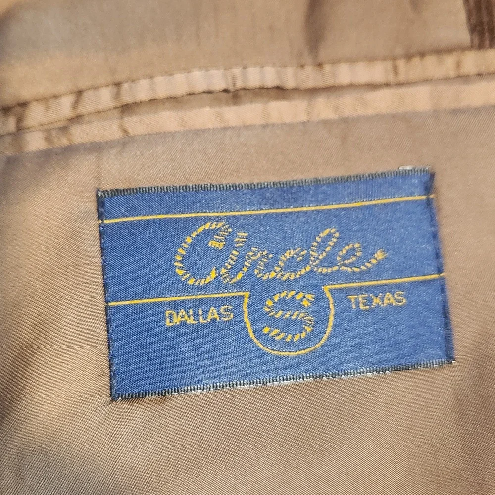 Circle S Corduroy Western Blazer 48L Brown Corduroy Sport Coat Ranch Dallas NWT